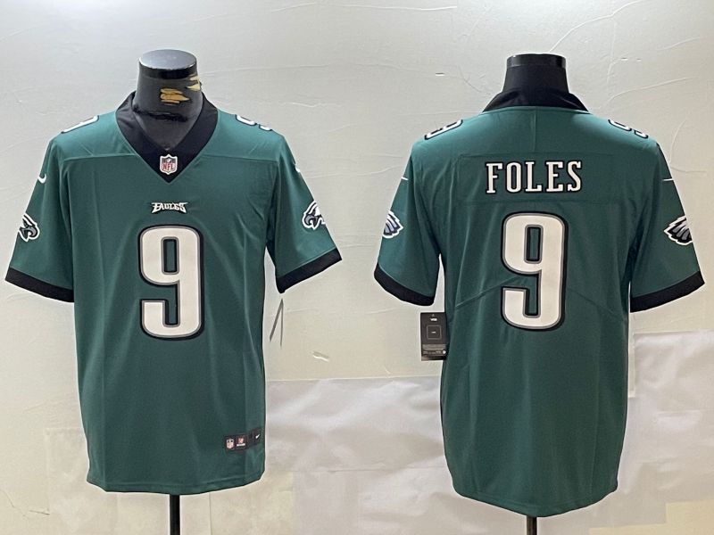 Men Philadelphia Eagles #9 Foles Green 2024 Nike Vapor Limited NFL Jersey->indianapolis colts->NFL Jersey
